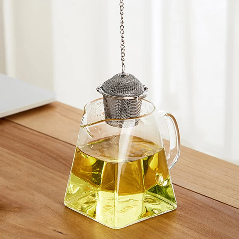 Tea Strainer Locking Tea Infuser Filter Stainless Steel Mesh Tea Ball Strainer Herb Spice Ball Infuser Diffuser Tea Accessories
