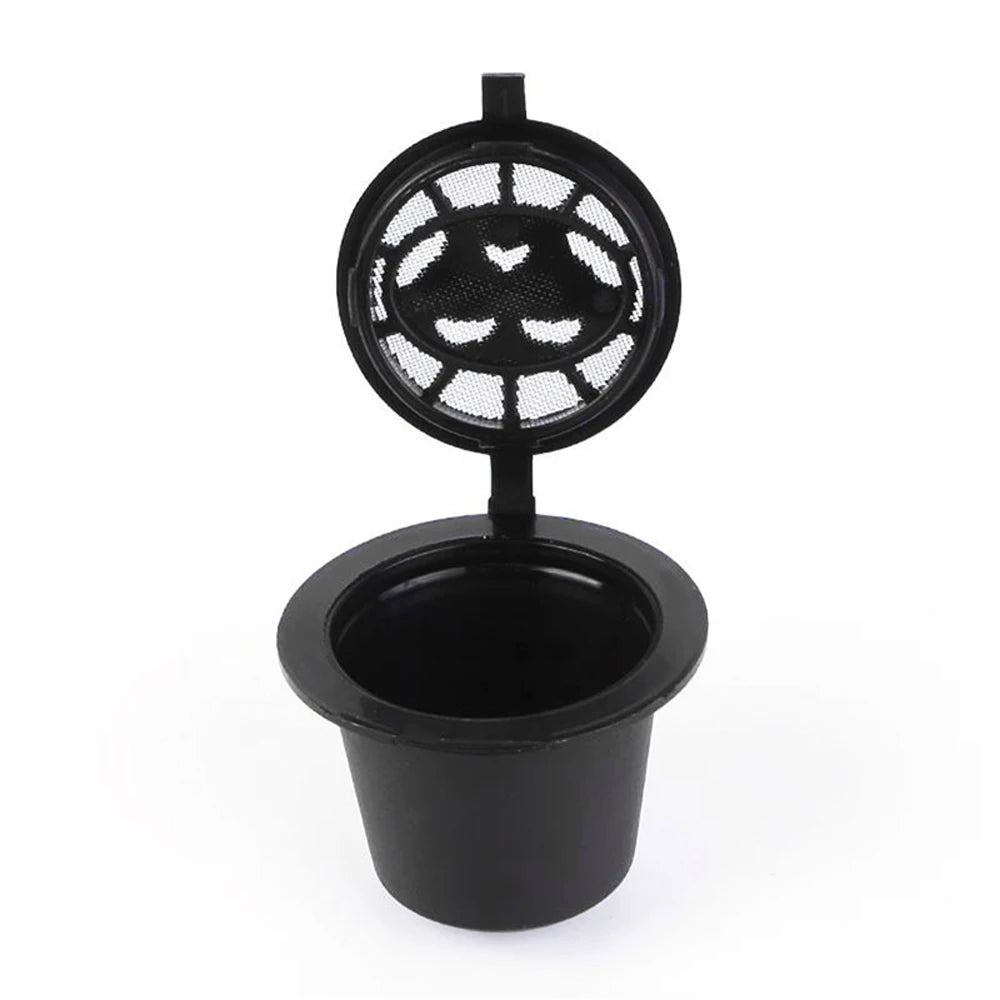 6pcs Reusable Coffee Capsules Cup For Nespresso Espresso Refillable Coffee Capsule Refilling Filter Coffee Accessories ICafilas