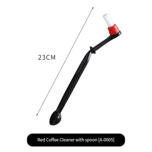 Coffee Brush Coffee Machine Cleaning Brush With Spoon For Espresso Machine Coffee Cleaning Tool Coffee Machine Accessories